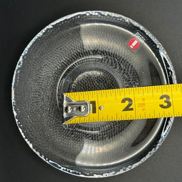 Iittala Nappi Clear Glass Tealight Candle Holder Markku Salo Finland Sticker - Picture 8 of 8